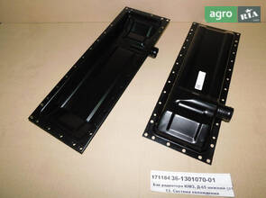 Бак радіатора ЮМЗ, Д-65 нижній (метал) (вир-во S. I. L. A.) 36-1301070-01