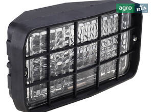 Робоча Фара прямокутна з гратами (пр-во S. I. L. A.) 8724.304/011