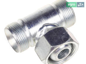 Тройник S32 с гайкой (27х1,5-М27х1,5-М27х1,5) (производство АгроИмпульс) ТР.S32 с гайкой