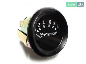 Вказівник тиску олії ал. (10 атм.) МТЗ 24В з сигнальною лампою (пр-во Юбана) УК-170М