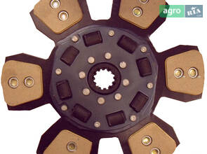 Диск зчеплення ведомий МТЗ 80, 82 з керамічними накладками, каркас "пелюстки" (повітропроникний ресурс) В, різ.