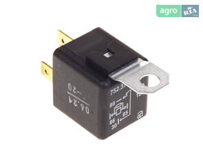 Реле 4-х контактное, с кронштейном 14 В, 20 A (AGH) 752.3777-20 (672.3787-20)