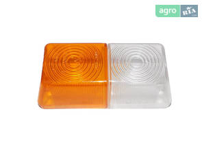 Розсіювач (скло) ліхтаря переднього МТЗ, ЮМЗ, Т-40. (пр-во Автоелектроапаратура) ФП-204