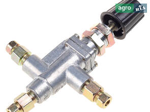 Кран склоочисника КР-30 з ручкою та штуцерами (Т-150, ЗІЛ-130, КРАЗ, УРАЛ)