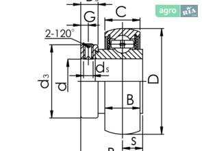 Підшипник SA210 VBF