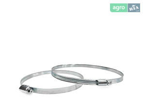 Хомут сталевий черв'ячний W1 9.7 мм 60-80 мм