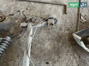 Балка з колесами до причепа для мотоблока