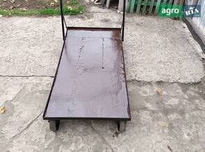 візок з двома поворотними колесами