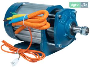 Електродвигун BLDC 1500W 48V 615 rpm планетарний редуктор, чавун.