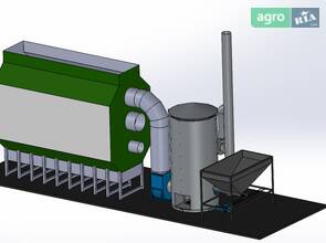Біо теплогенератори для зерносушарк та опалення з теплообмінником