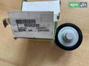 Ролик проміжний ременя компресора, JD 8R RE593280 John Deere