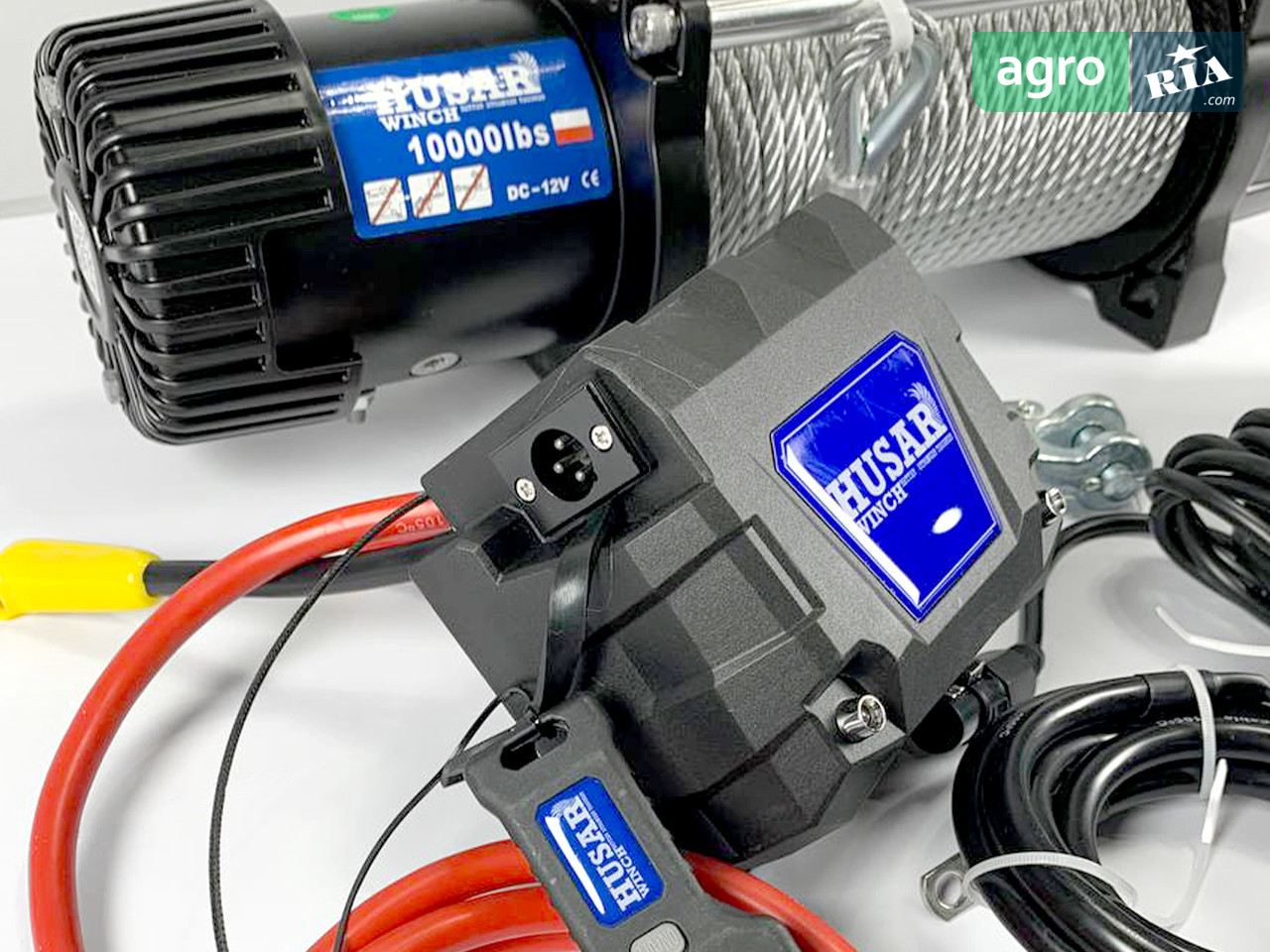 Електрична лебідка 4,5 т 12V BST 10000 LBS Husar winch - фото 1