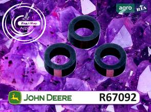 Ущільнення гумове R67092 до комбайна John Deere