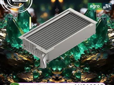 Радіатор охолодження двигуна AH219315 до комбайна John Deere - фото