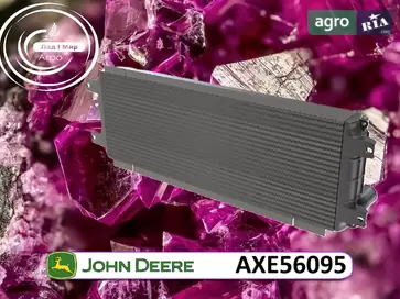 Радіатор охолодження двигуна AXE56095 до комбайна John Deere - фото