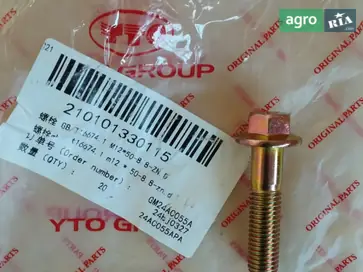 Болт GB/T16674.1 M12*50-8.8-Zn до трактора YTO - фото