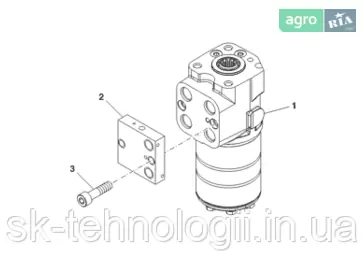 Насос John Deere RE572524, RE290777 для трактора MF - фото