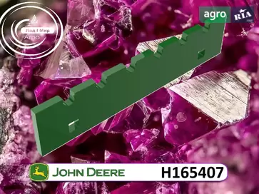 Пластина вивантажувальної труби H165407 до комбайна John Deere - фото