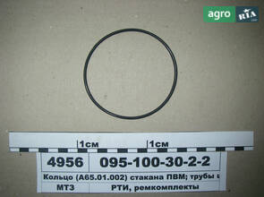 Кільце 095-100-30-2-2 (А65.01.002) (склянки ПВР; труби шкворня) (вир-во Рось-Гума) 095-100-30-2-2