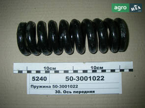 Пружина підвіски ПВР (пр-во Юбана) 50-3001022-А1