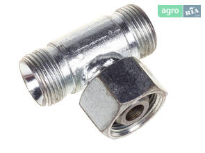 Трійник S27 з гайкою (М22х1,5-М22х1,5-М22х1,5) (вир-во АгроИмпульс) ТР.S27 з гайкою