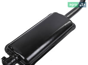 Глушитель короткий (930мм) МТЗ ЮМЗ штампований, сварний L=300мм (SILA AC) 60-1205015-03