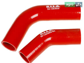 Комплект патрубків радіатора МТЗ (2 шт.) СИЛІКОН (S.I.L.A. AC) 70-1303001/50-1303062-Б2
