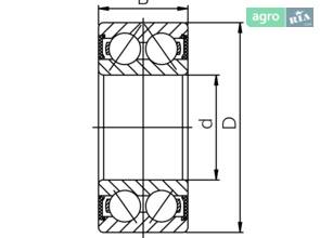 Подшипник 3308 2RS