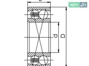 Підшипник 1307