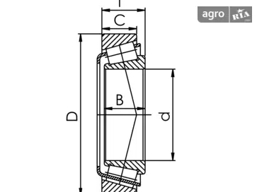 Подшипник 30304 - фото