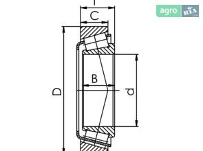 Подшипник BT1-0642A