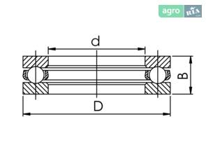 Підшипник 51315