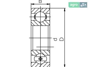 Підшипник 206KRRB6