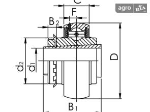 Підшипник UK 211