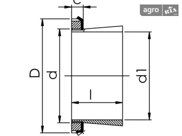 Втулка H 311 - фото