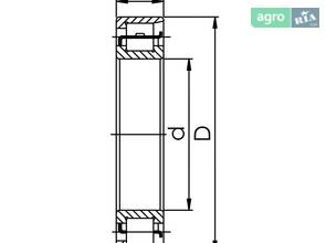 Підшипник NF 209