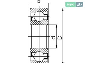 Підшипник 7205 AC