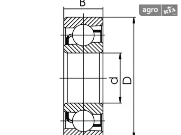 Підшипник 7216 AC - фото