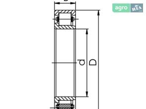 Подшипник NJ 306