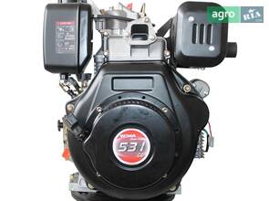  Двигатель Weima WM195FE дизельный 15 л.с. вал 25.00 мм. – шпоночный.