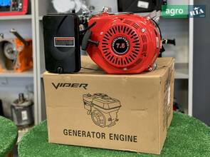  Двигатель Зубр (Viper) 170F-L для генератора, вал 56*19мм (длинный конус)