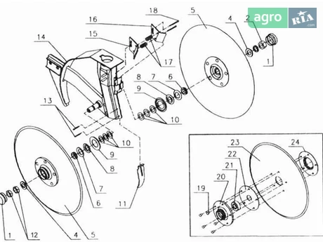 Диск сошника до сівалки Червона зірка СЗ-5,4 - фото