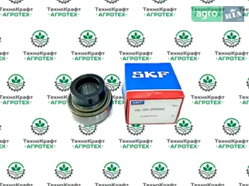 Підшипник YEL206-2DW/AG, JD39106, E30KRRB, JD10384, EX206G2 до John Deere - фото
