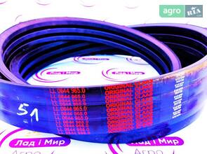 Ремінь 000644965.0, 644965.0, 0006449650, 6449650, 644965, 176442, 000176442.0, 3HB BP3260 молотильного апарату Claas Lexion