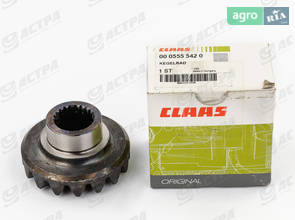 Шестерня Z=16 конічна D=80, D=49 22 шл. ORIGINAL 555542.0