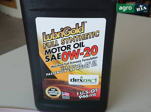 Моторна олива 0W20 Coastal LubriGold Full Synthetic, 0,946л.