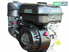  Двигатель Grunwelt GW210-S бензиновый 7 л.с. вал 20.00 мм. – шпоночный.