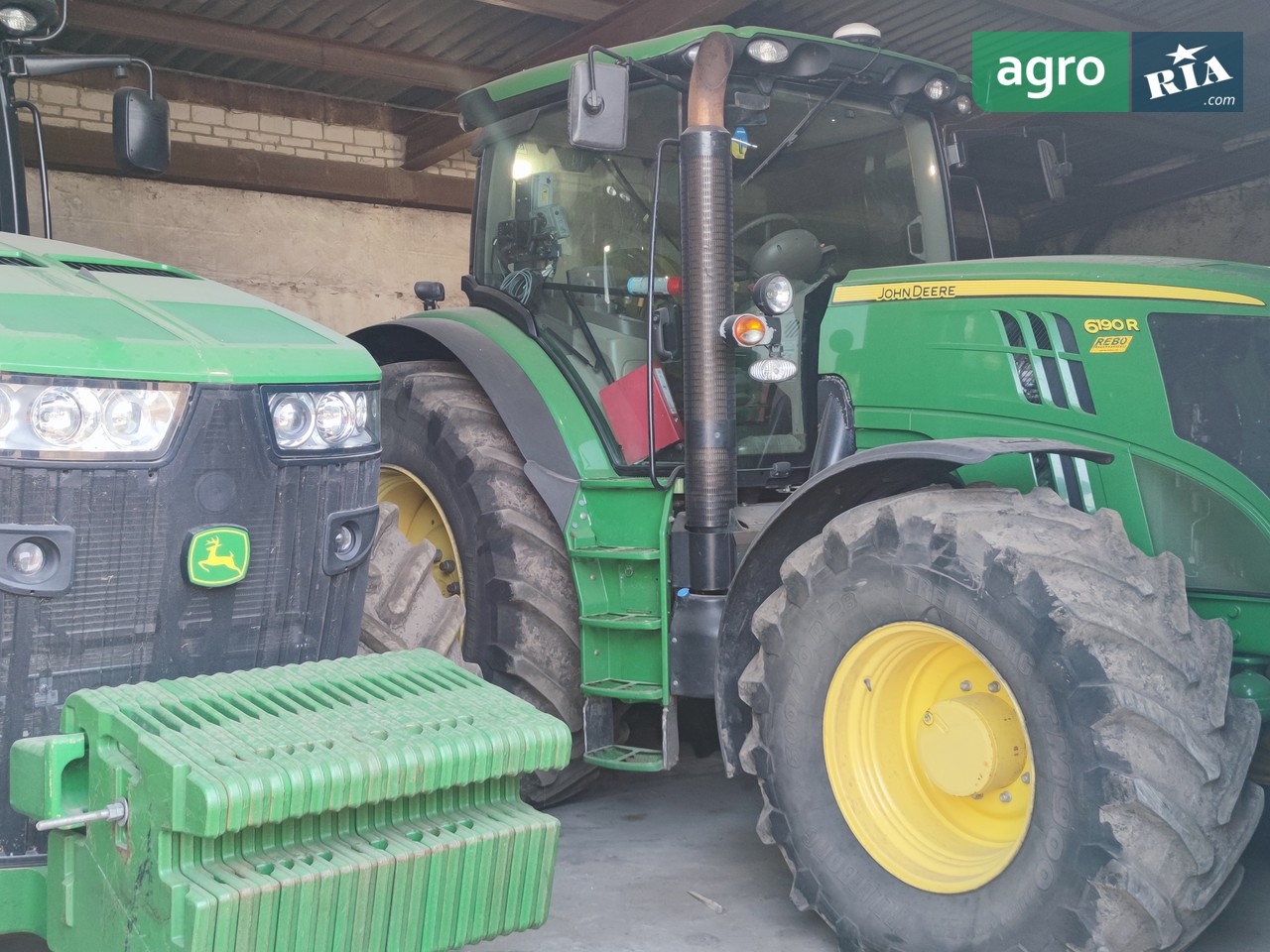 Трактор John Deere 6195 R DirectDrive 2012 - фото 1