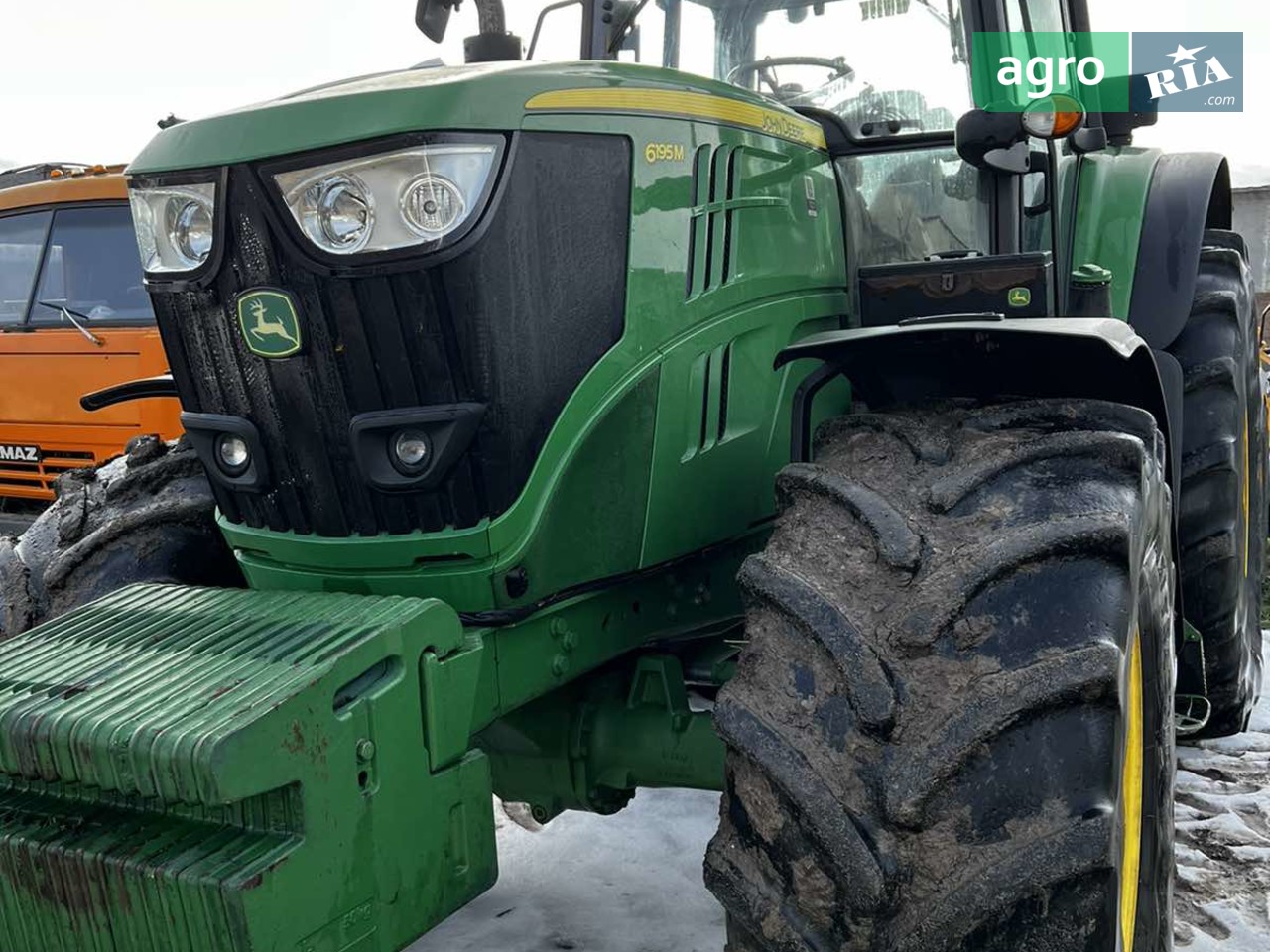 Трактор John Deere 6195M 2018 - фото 1