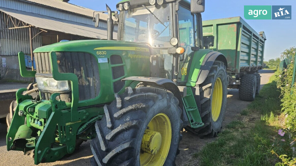 Трактор John Deere 6830 2008 - фото 1